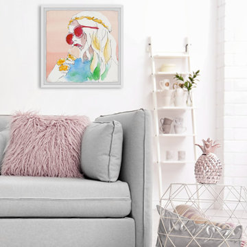 "Bohemian Chic" Framed Painting Print