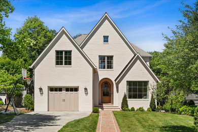 Inspiration for a transitional exterior home remodel in DC Metro