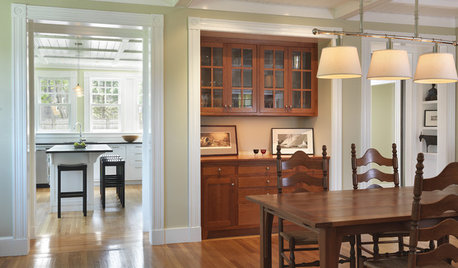 Built-In Sideboard Storage Cabinets for Dining Rooms