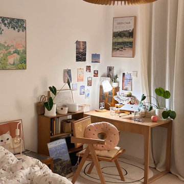 Wooden Pumpkin Pendant Lamp Project | Bedroom | Italy