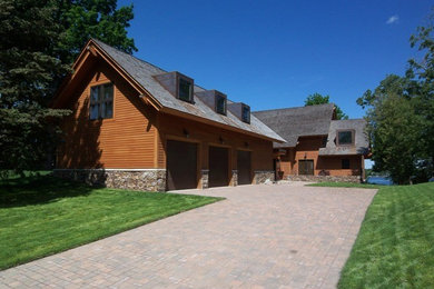 Inspiration for a contemporary home design remodel in Minneapolis