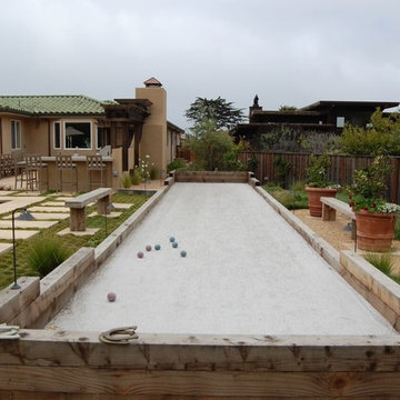 Stinson Beach Coastal Mediterranean Backyard Remodel