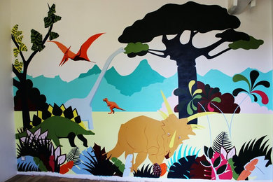 Décor mural dinosaures