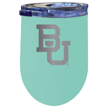 Baylor Bears 12 oz Insulated Wine Stainless Steel Tumbler Seafoam