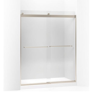 Kohler Levity Sliding Shower Door, 74" H X 56-5/8 - 59-5/8" W, w/ 1/4" Glass