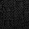 Chess Knit Throw, 50"x60", Black, 1 Piece