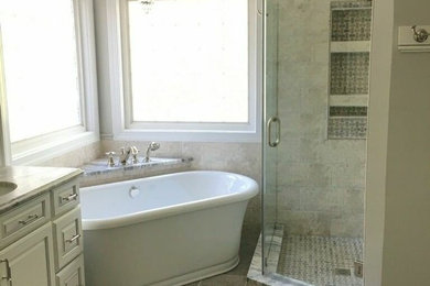 Inspiration for a victorian bathroom remodel in Charlotte