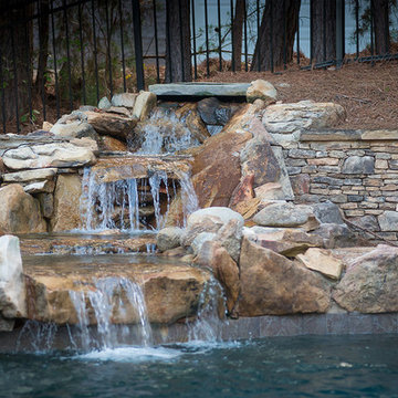 Custom Luxury Waterfall Feature