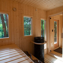 Backyard Oasis with an Outdoor Sauna - Saunas