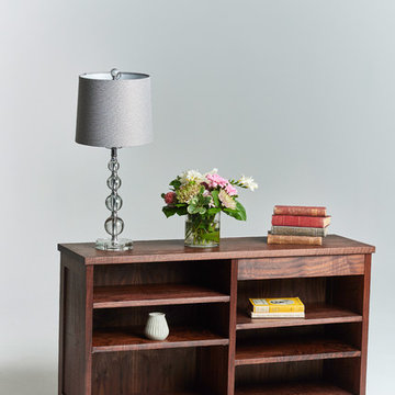 Custom Western Walnut Cabinet