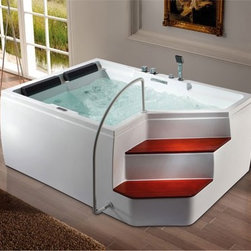 FontanaShowers Surf Hydromassage Bathtub - Bathtubs