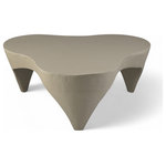 Meridian Furniture - Bourges Aluminum Coffee Table, Taupe, Coffee Table - Indulge in the allure of the Taupe Bourges Coffee Table by Meridian Furniture. Its captivating design and luxurious Taupe elevate any space with effortless elegance. Crafted with precision and durability in mind, this stunning piece becomes the focal point of gatherings, fostering moments of connection and warmth. Embrace sophistication and style with the Bourges Coffee Table, a testament to exquisite taste and timeless beauty.
