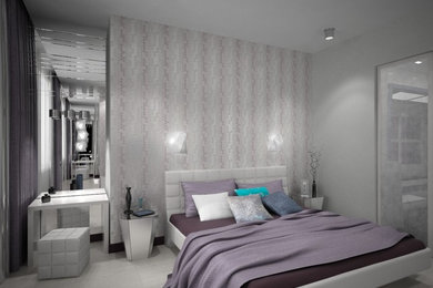 Minimalist home design photo in Moscow