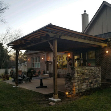 Pergola with a shade option