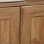 Sauder Misc Storage 3-Shelf 2-Door Tall Wood Bookcase in Sindoori Mango