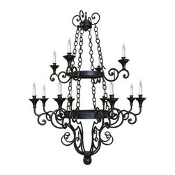 CH-109 Hand Made Iron Chandelier Designs - Chandeliers