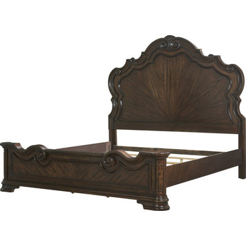 Royale Bed - Traditional Brown Cherry, King