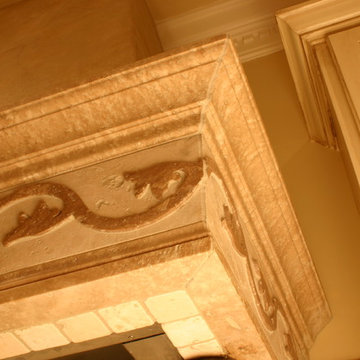 Marble and Tumbled Stone Kitchen in Huntsville