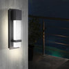 Eglo 202955A Venecia 14-7/8" Tall Integrated LED Outdoor Wall - Matte Black