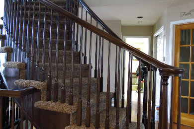 Staircase - traditional staircase idea in Denver