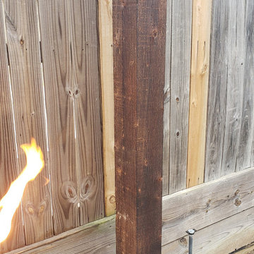 Entertaining in a small back garden.