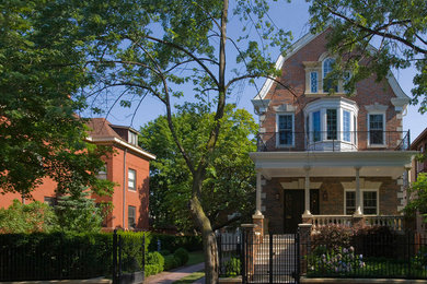 Traditional exterior in Chicago.