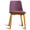 Blu Dot Chip Dining Chair, White Oak / Purple