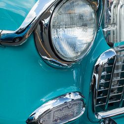 Vintage Turquoise '55 Chevy - Photographs