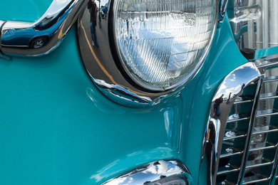Vintage Turquoise '55 Chevy