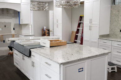 Kitchen quartz countertop remodeling in Alexandria