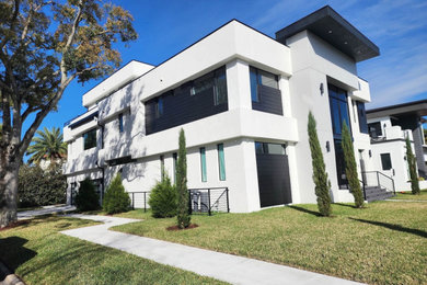 Inspiration for a modern exterior home remodel