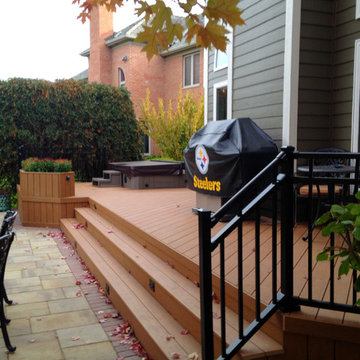 Deck & Patio with Hot Tub: Backyard Luxury
