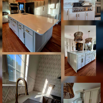 New Hope Kitchen Painting Railings Trim