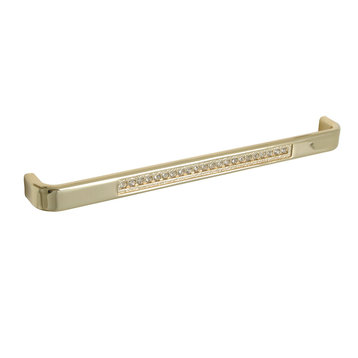 Utopia Alley Gleam Cabinet Pull, Polished Gold, 7.5", 1 Pack