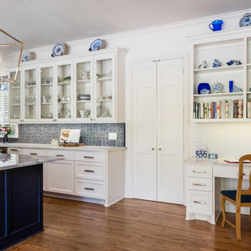 U-Shaped Transitional Kitchen Remodel in Addison