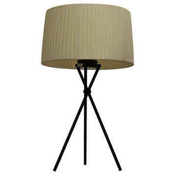 Tripode Lamp, Beige, Table Lamp