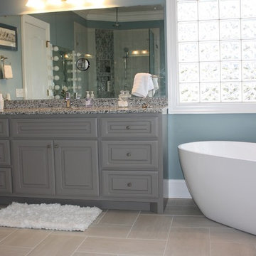 Master bath Makeover to a Spa-like retreat