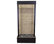 Harmony River Center Mount Water Fountain, Clear Glass, Blackened Copper, Standa