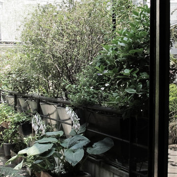 Terrasse sur les toits de Paris