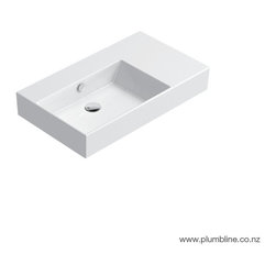 Premium Up 80 Left Basin By Plumbline - Bathroom Basins