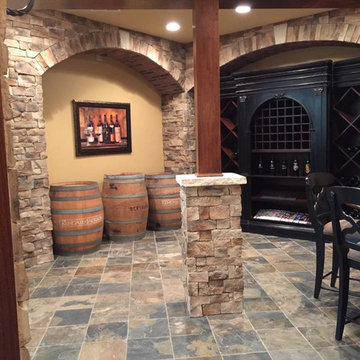 Bucyrus Basement Wine Cellar Transformation