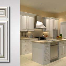 Arlington Oatmeal w/caramel glaze - Kitchen Cabinetry