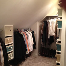 upstairs closets