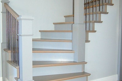 Design ideas for a traditional staircase in Stockholm.
