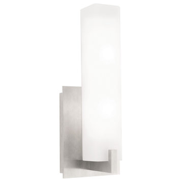Tech Lighting Cosmo Wall Light, LED, Frost, Satin Nickel