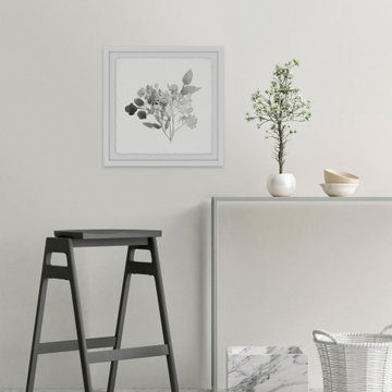 "Watercolor Bouquet 3" Framed Painting Print