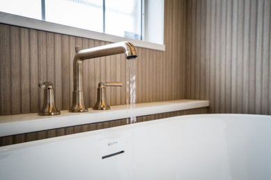 Inspiration for a scandinavian bathroom remodel in Oklahoma City