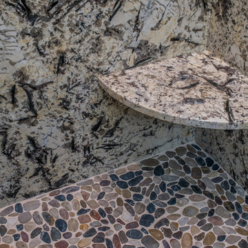 Delicatus White Granite Bathroom Countertops