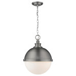 Z-Lite - Z-Lite 619P14-AN Peyton - Two Light Pendant - Update an entry or living area with the charm andPeyton Two Light Pen Antique Nickel Opal  *UL Approved: YES Energy Star Qualified: n/a ADA Certified: n/a  *Number of Lights: Lamp: 2-*Wattage:60w Medium Base bulb(s) *Bulb Included:No *Bulb Type:Medium Base *Finish Type:Antique Nickel
