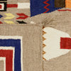 Pasargad Home Navajo Style Hand-Woven Wool Multicolor Area Rug, 4'x5'10"